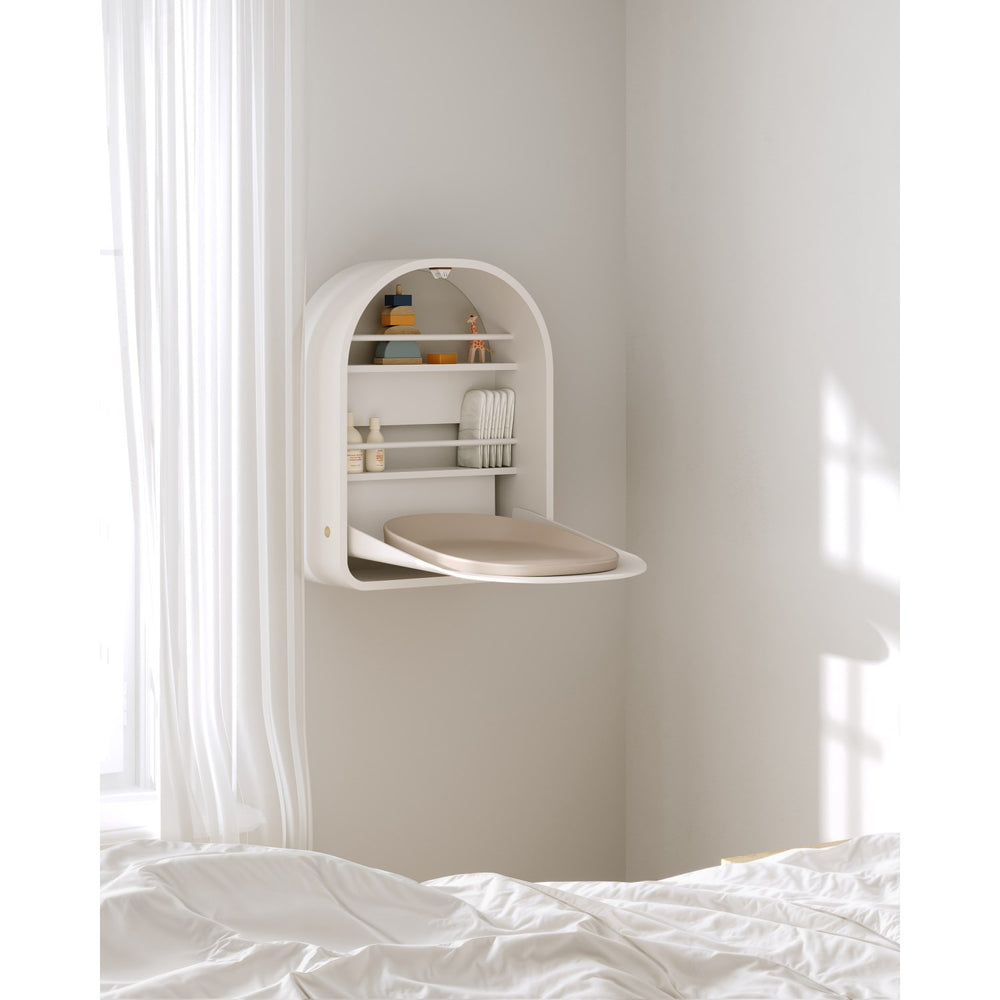Køb KAS Kopenhagen White Kai Wall Changing Table White