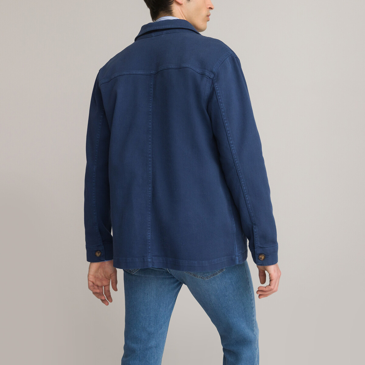 COLEÇÕES LA REDOUTE<br>Colete de trabalho em sarja de algodão, com a assinatura HECTOR