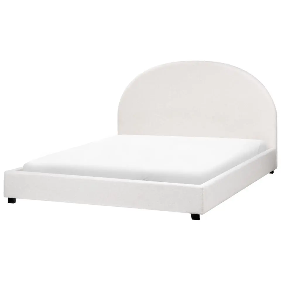 VAUCLUSE - Tweepersoonsbed - Gebroken wit - 160 x 200 cm - Stof