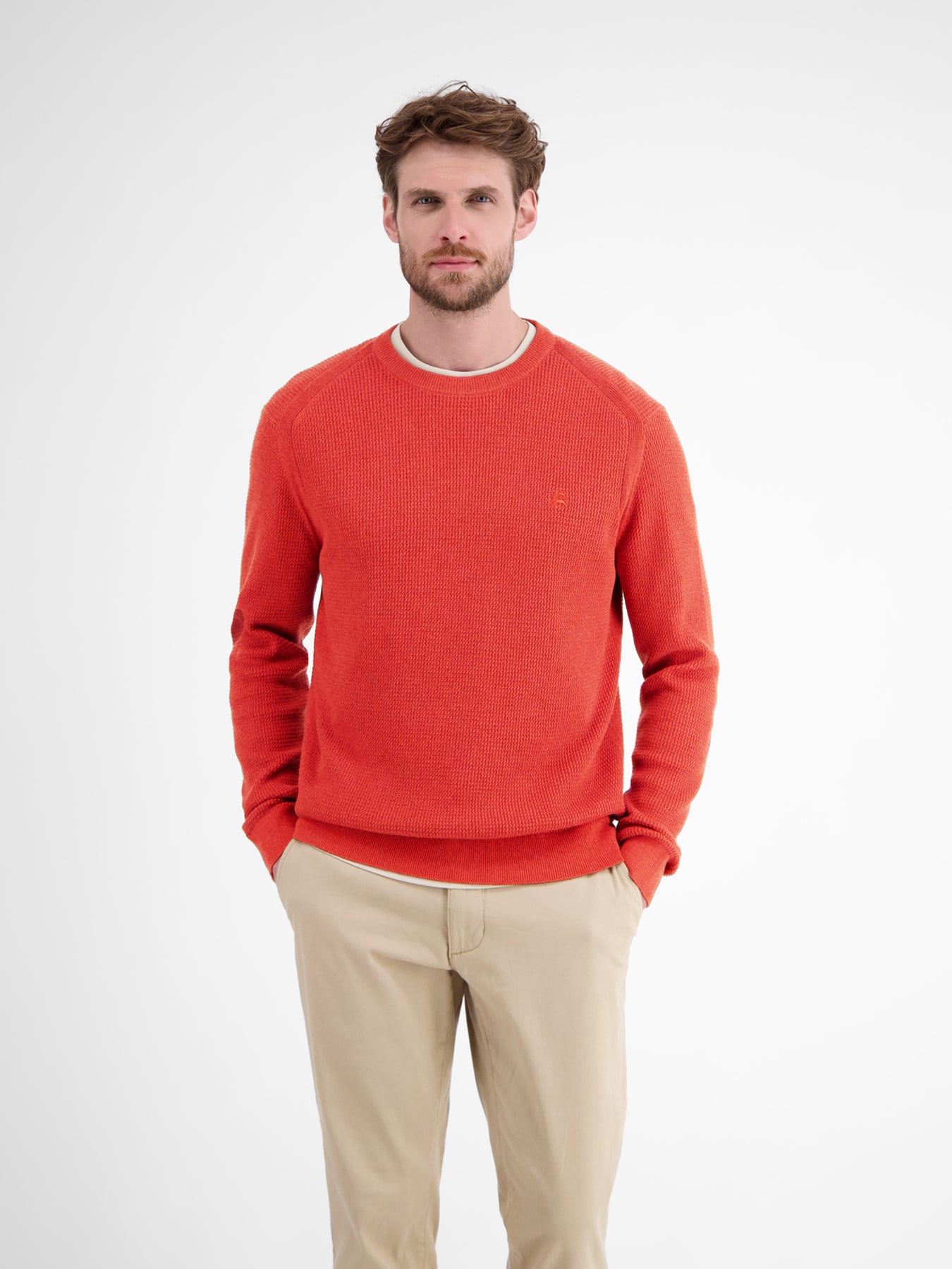 Herren Strickpullover in Strukturqualität