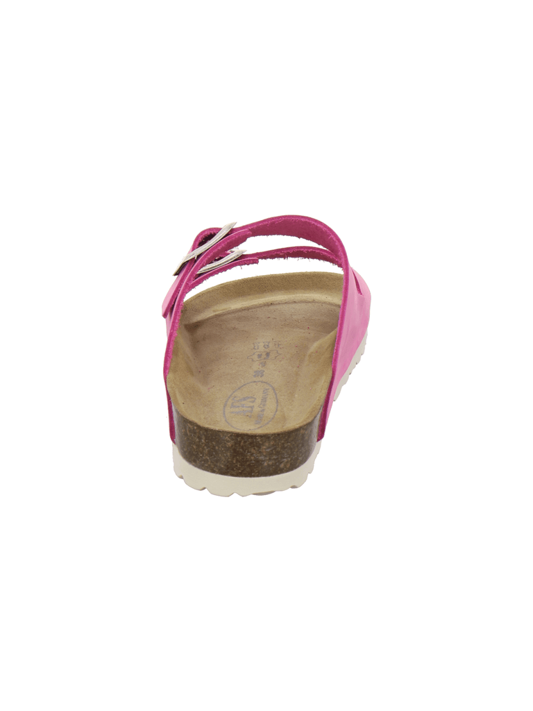 Pantoletten Damen Zweischnaller fuchsia