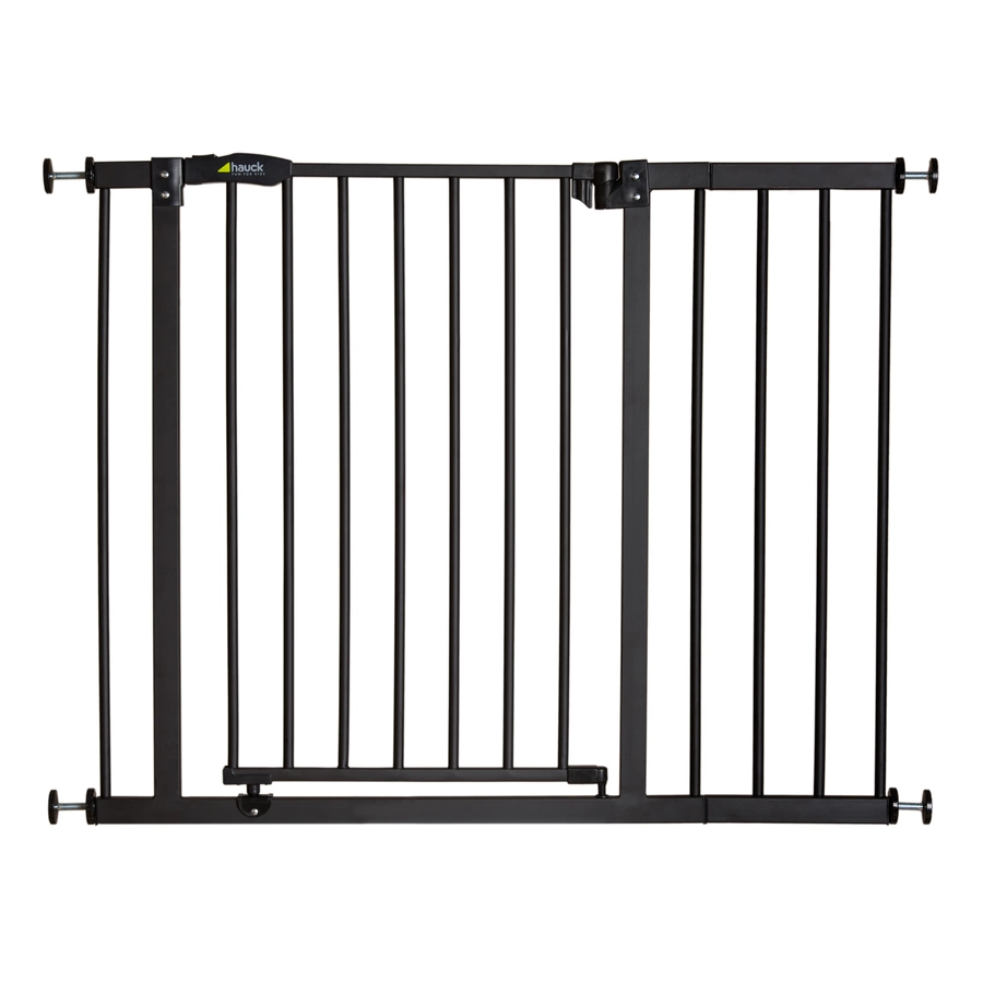 hauck Türschutzgitter Close'n Stop + 21 cm Verlängerung charcoal