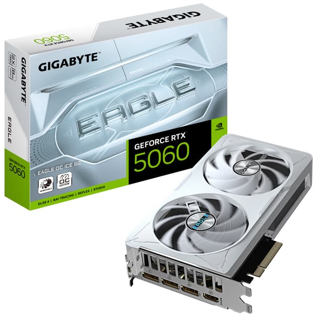Gigabyte GeForce RTX 5060 EAGLE OC ICE 8GB grafikkort