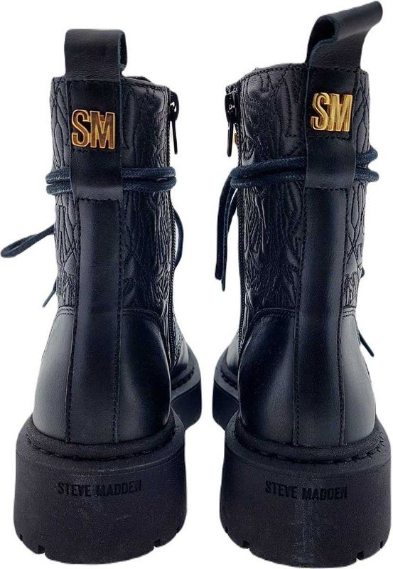 Steve Madden Grazier dames veterboot - Zwart