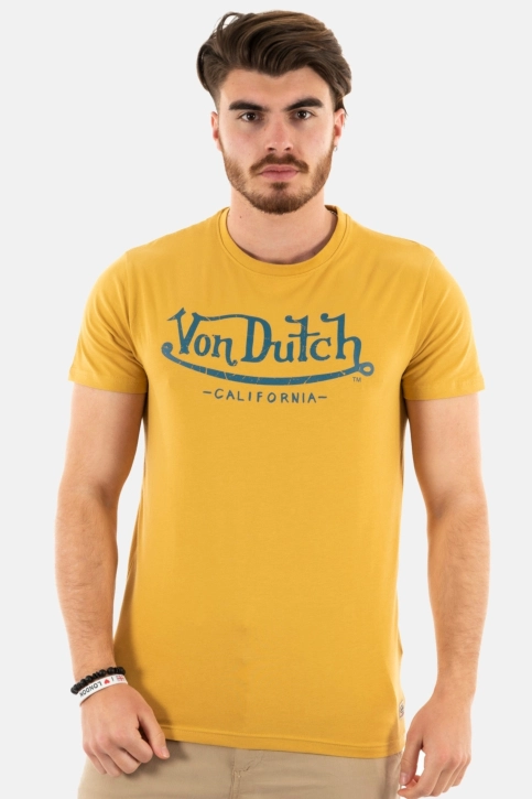 tee shirt von dutch life mustard