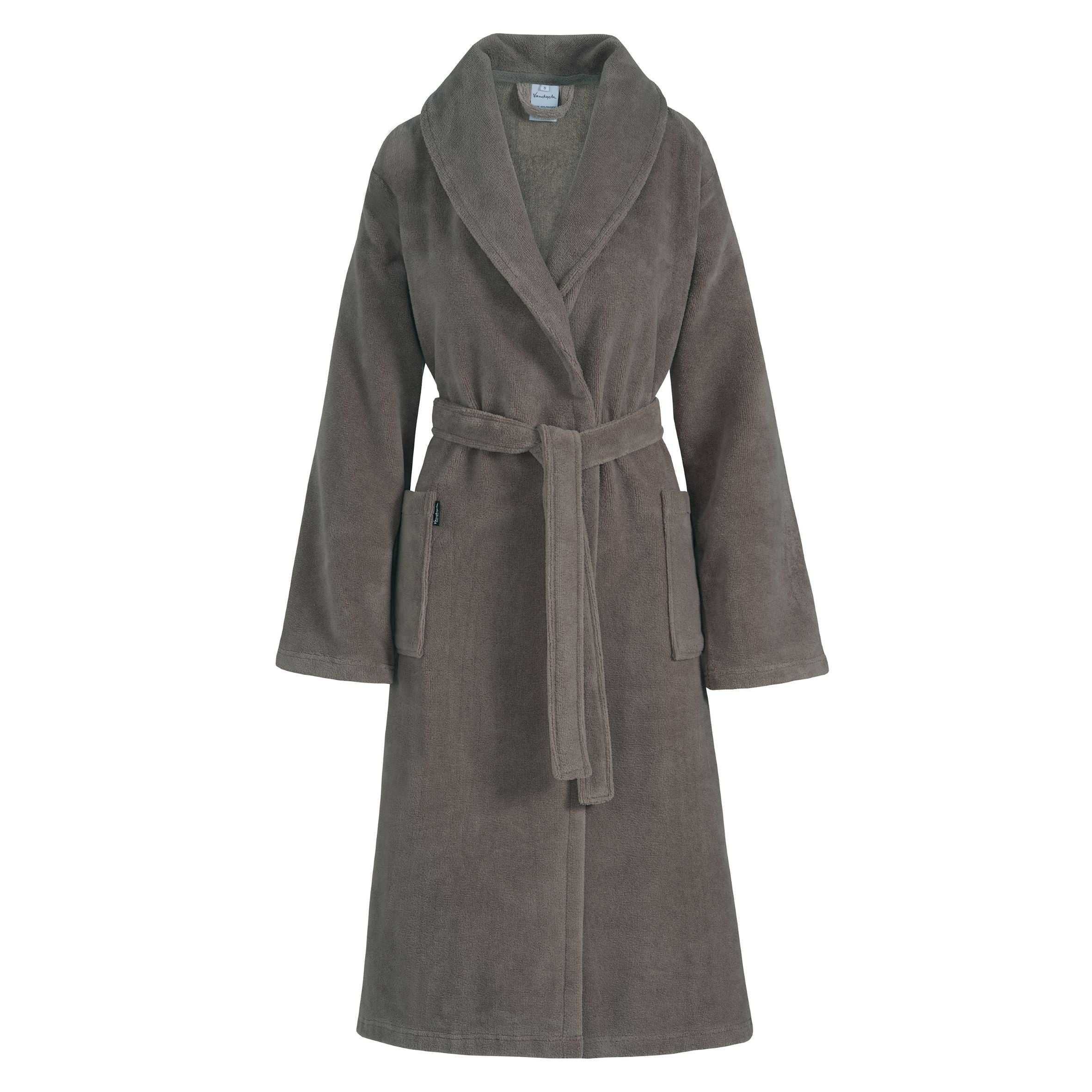Beaumont Badjas Espresso | L | Bruin | Katoen | Polyester | Bamboe