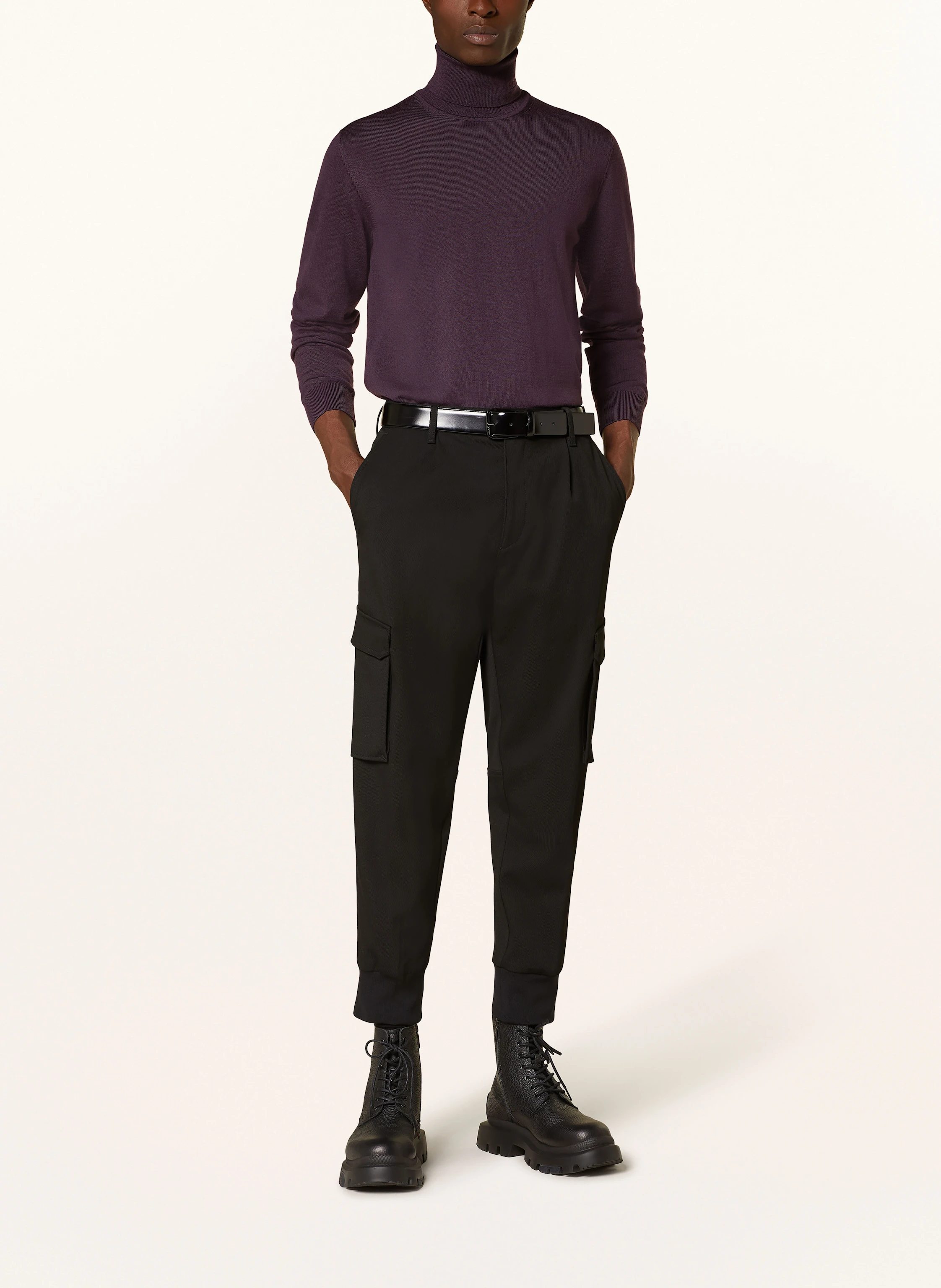 HUGO Rollkragenpullover SAN THOMAS
