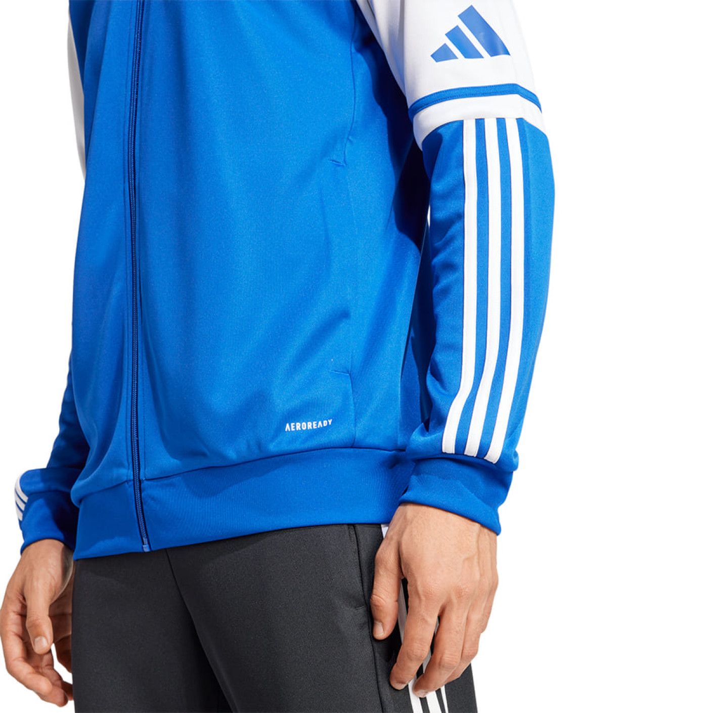 Adidas Squadra 25 Hooded Trainingsjack Blauw Wit