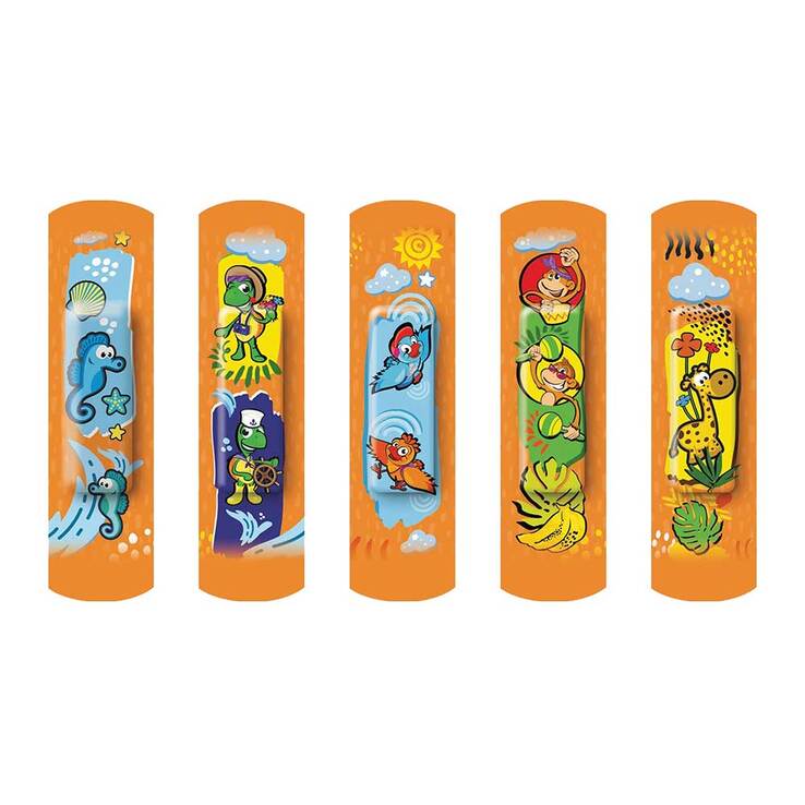 Nexcare Happy Kids 19x72 mm Pflasterstrips, 20 St