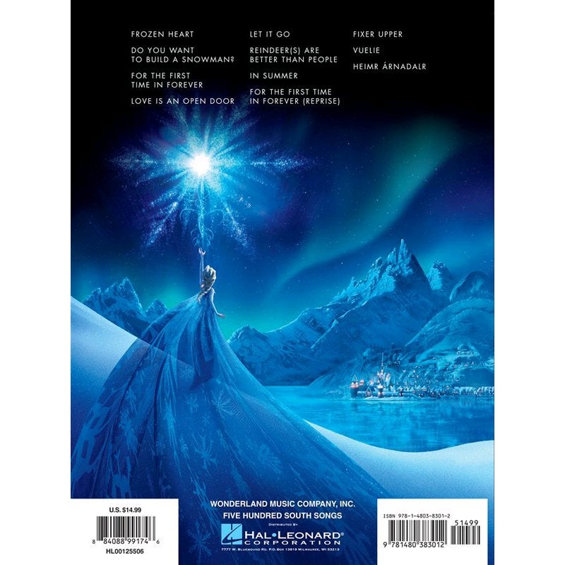 Hal Leonard - Frozen: Easy Piano songbook