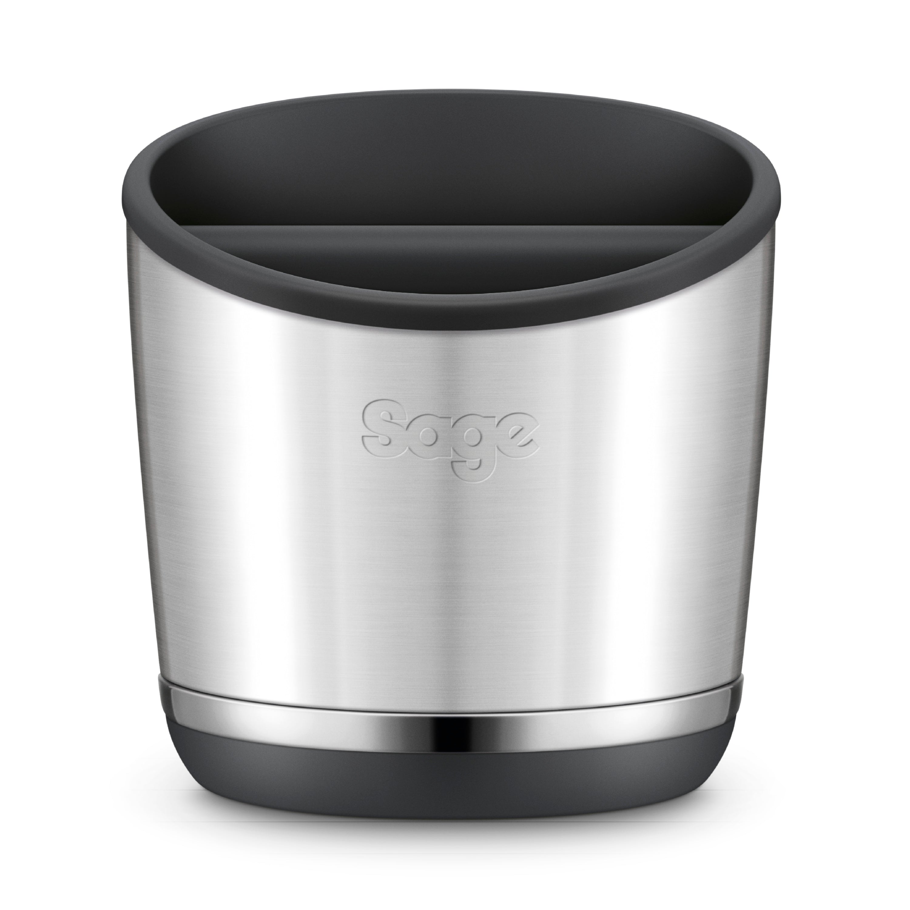 Sage  Knock Box 10 - Brushed Silver