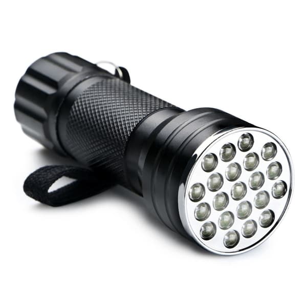 UV 21 LED 395NM ultrafiolett lommelykt - oppdager urin fra hunder