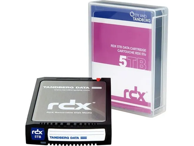 Overland-Tandberg 8862-RDX, RDX-patron, RDX, 5 TB, FAT32, NTFS, exFAT, ext4, Sort, 150 MB/s