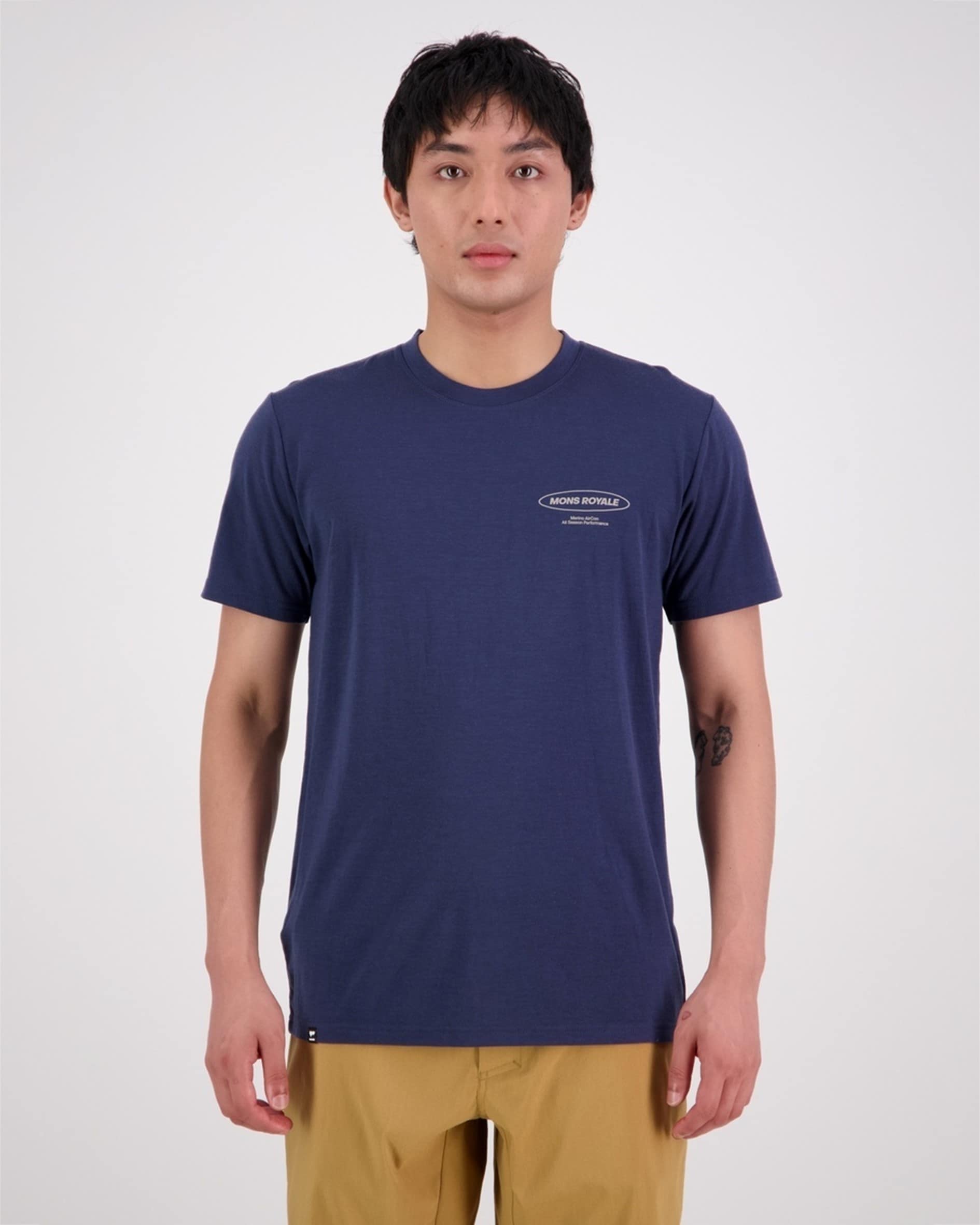 Mons Royale Icon Merino T-shirt<br>Utrolig behagelig t-skjorte i myk merinoull!