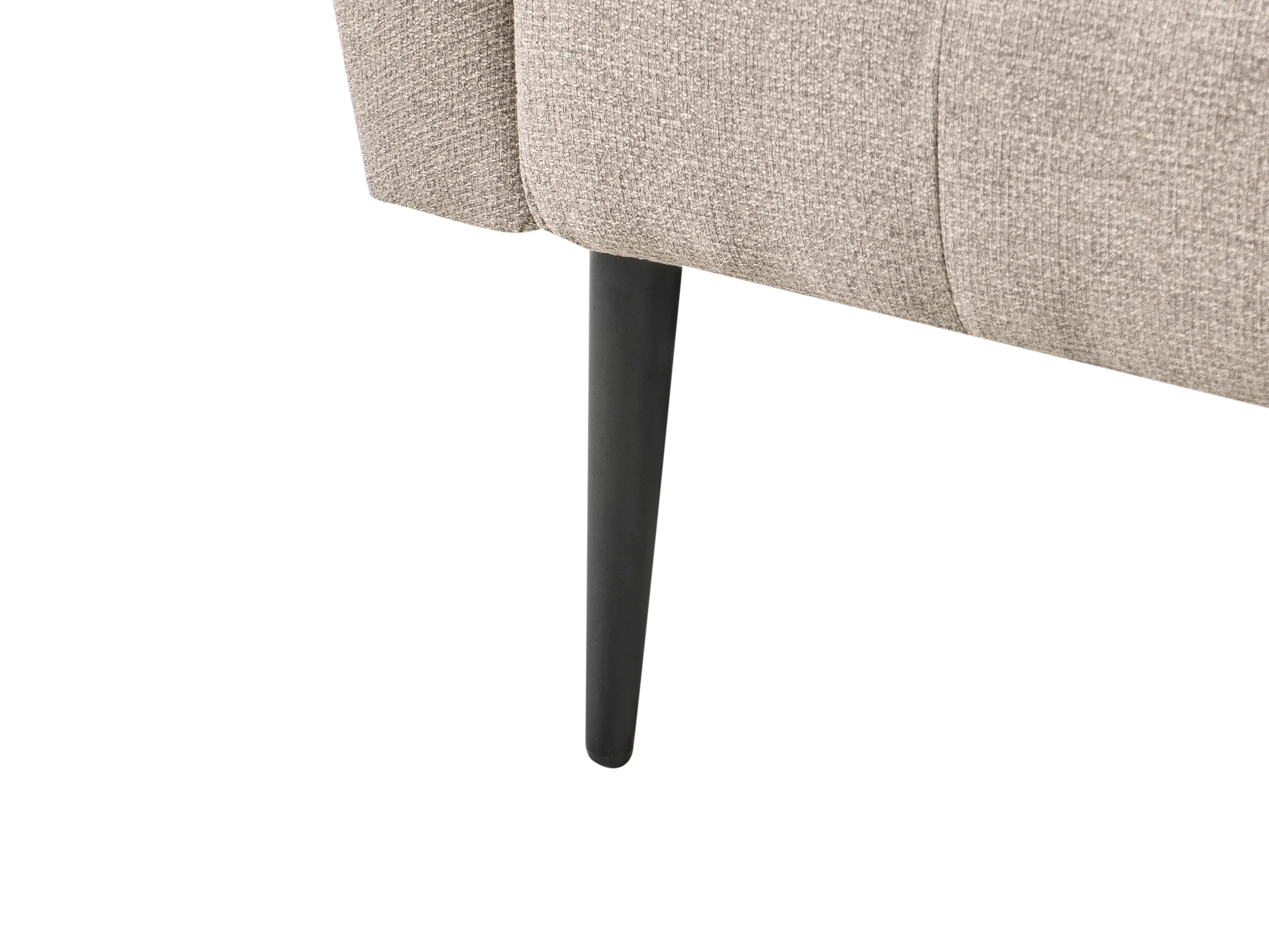 Chaise longue NANTILLY Stof Lichtbruin