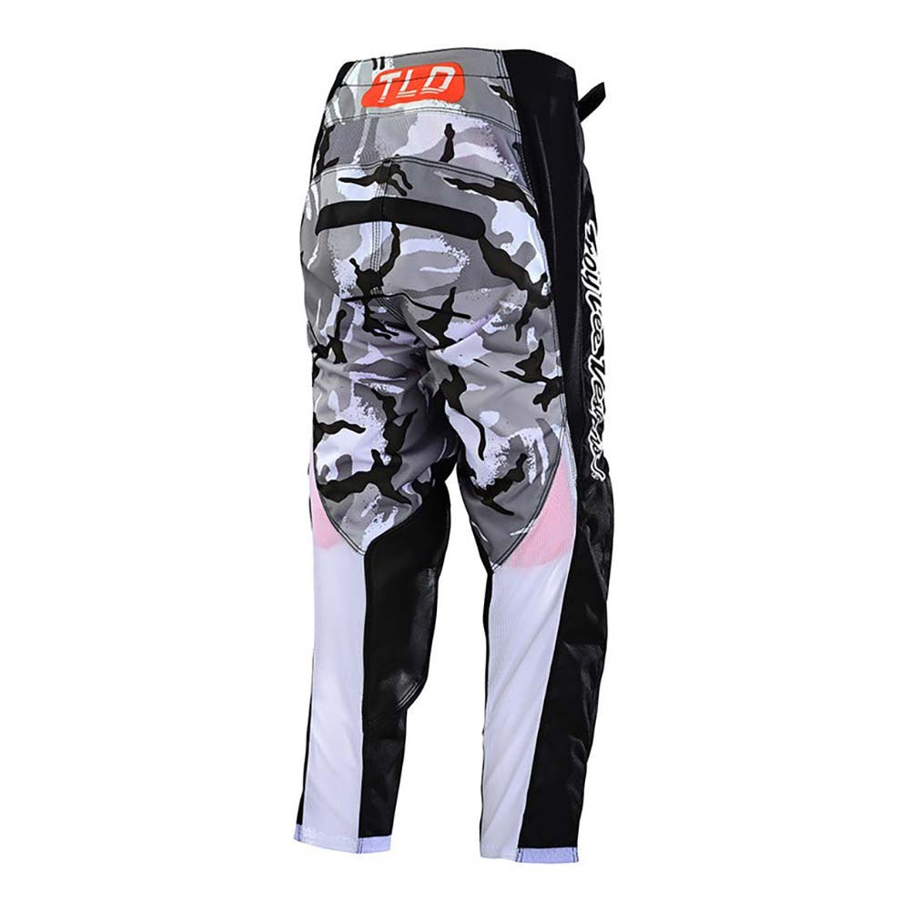Troy Lee Designs - Pantalon enfant GP Pro Blends Camo Youth Noir / Blanc / Camouflage Gris / Orange