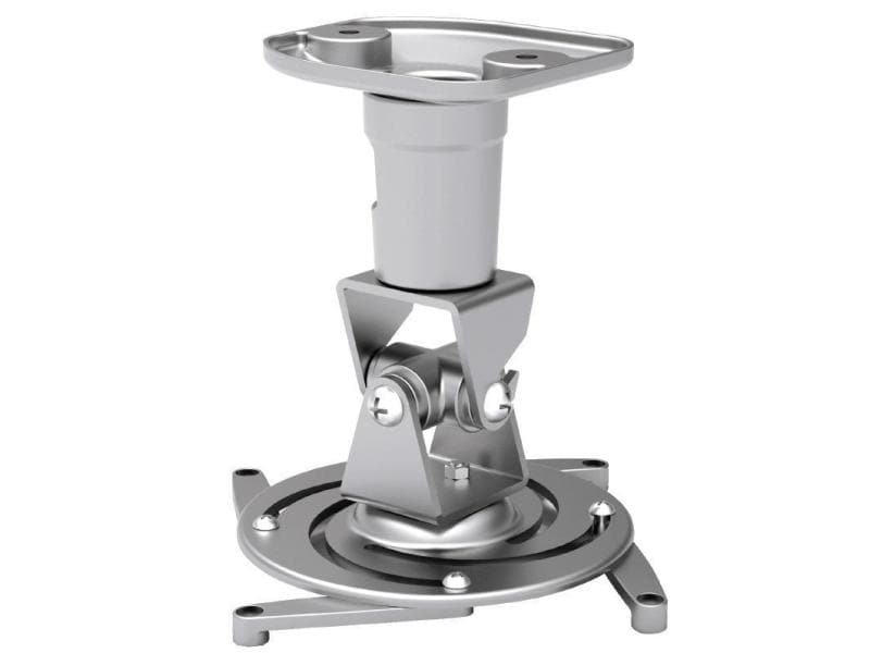 PureMounts Deckenhalterung Spider Plus Silber Deckenhalterung für Beamer