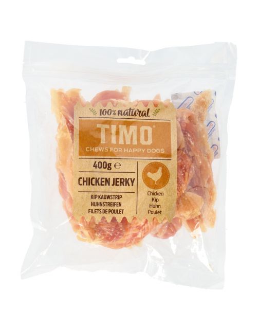 Timo Kip Kauwstrip - Hondensnacks - Kip 400 g