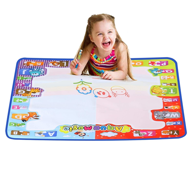 (30-tlg. Set) 78x78cm Magische Lern Spiel Zeichen Matte für Kinder   Diverse Formen / Stempel / Stifte
