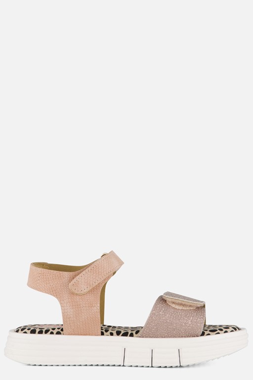 Develab Sandalen roze Leer