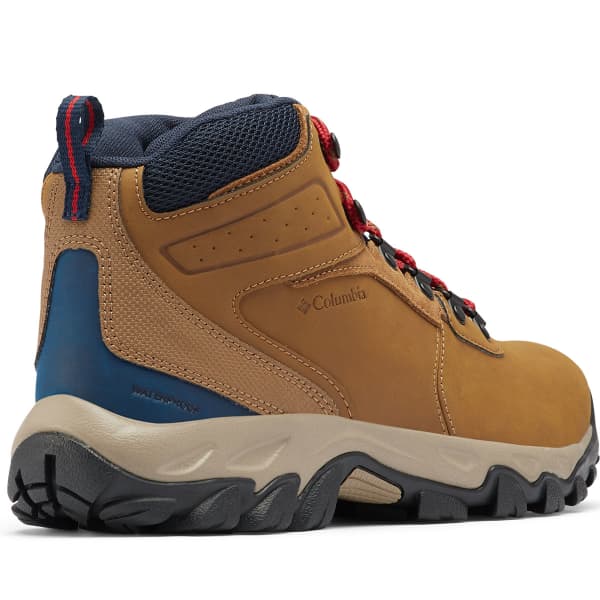 Chaussure de randonnée mid COLUMBIA NEWTON RIDGE PLUS II WP LIGHT BROWN, RED VELVET