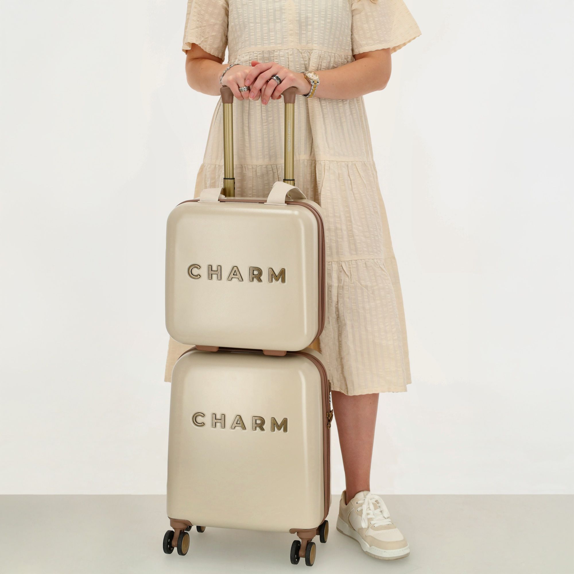 Charm London Capetown Beautycase Beige