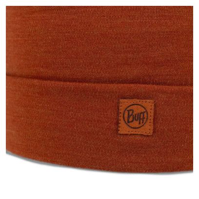 Bonnet Buff Merino Heavyweight Beanie Solid Orange
