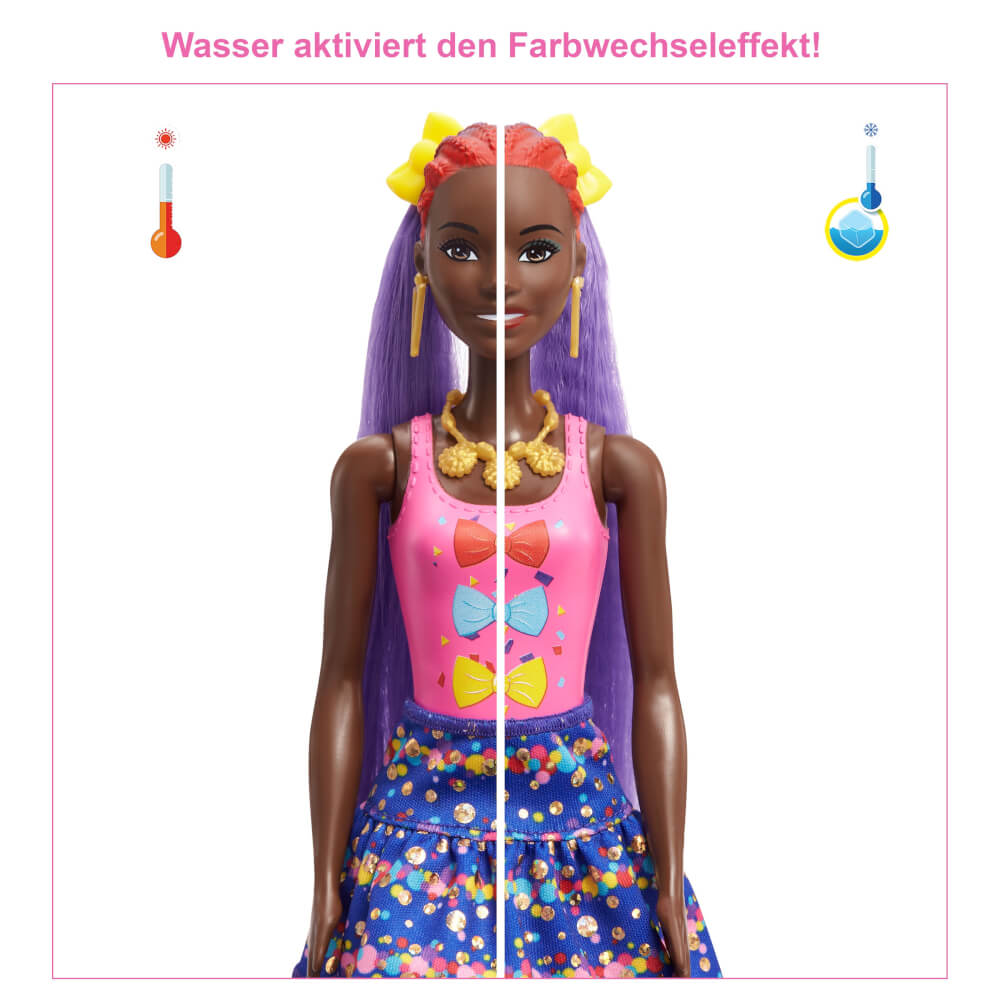 Mattel HBG40 Barbie Color Reveal Hair Feature Spielset - Bows