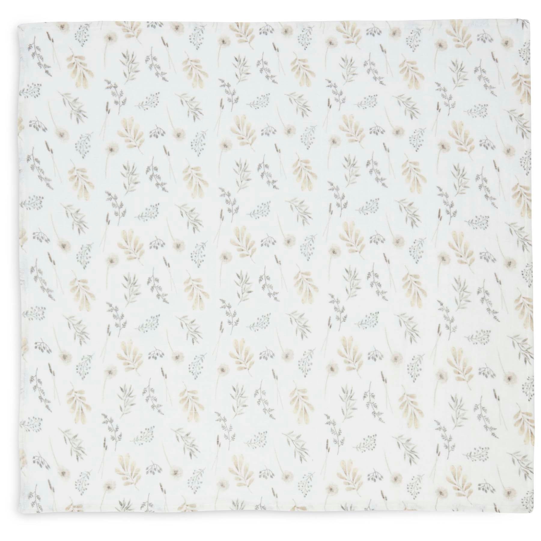 Jollein hydrofiele luier Wild Flowers 3-pack  wit