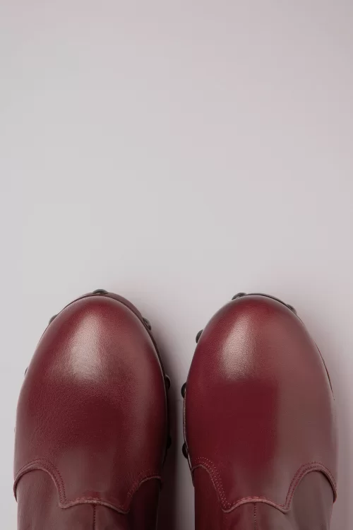Grünbein Bella Clog laarsjes in burnt rood