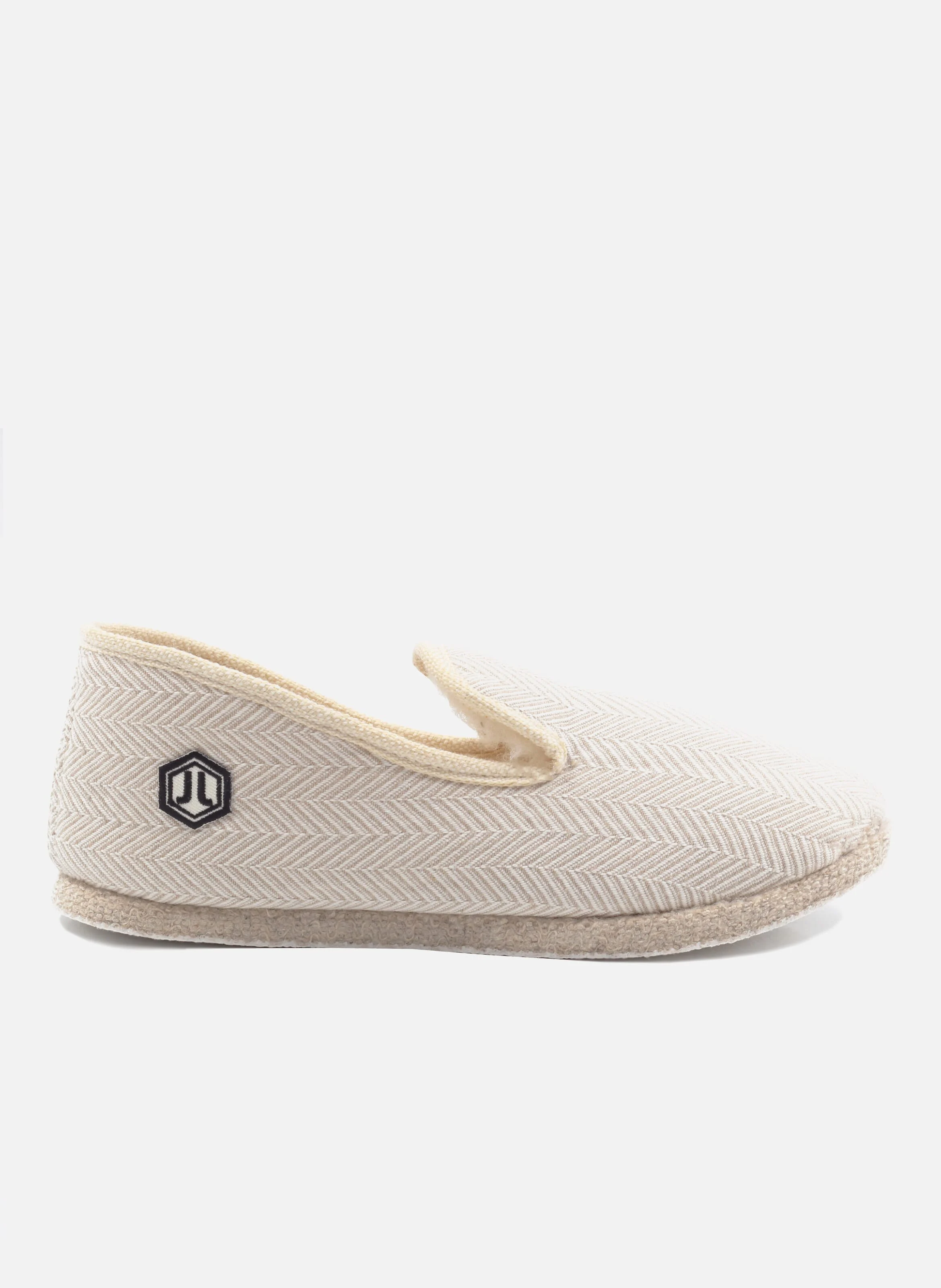 Charentaises tissu | Blanc