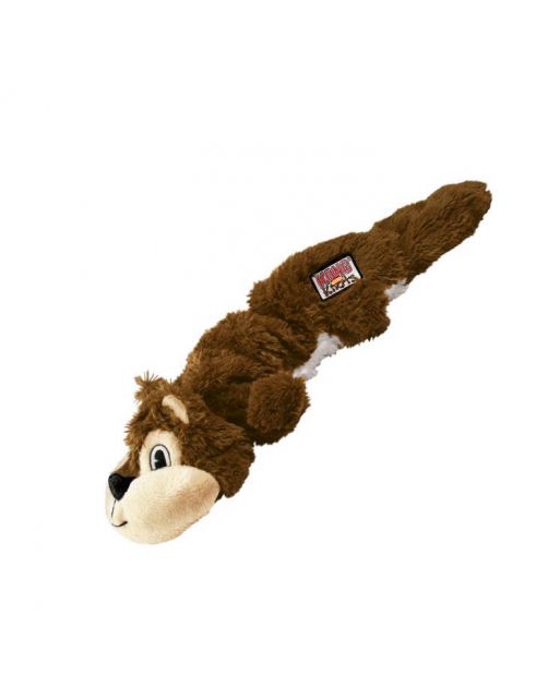 Kong Scrunch Knots Eekhoorn Bruin - Hondenspeelgoed