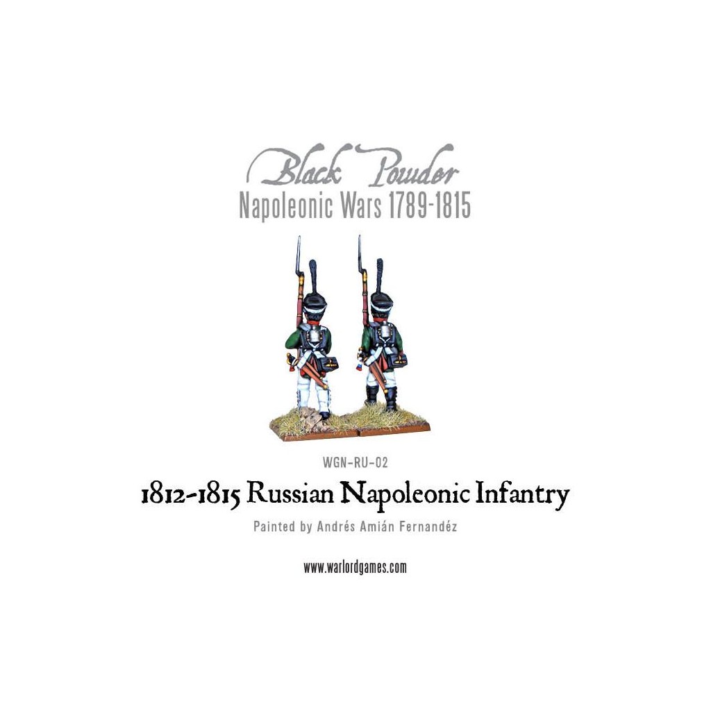 Napoleonic Wars: Russian Line Infantry (1812-1815) plastic boxed set