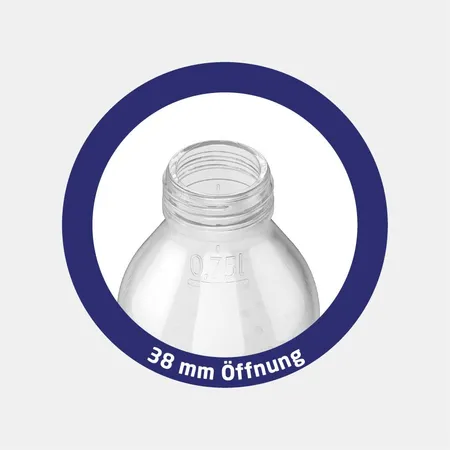 Emil Trinkflasche Batik Blatter (Weithals) 750 ml