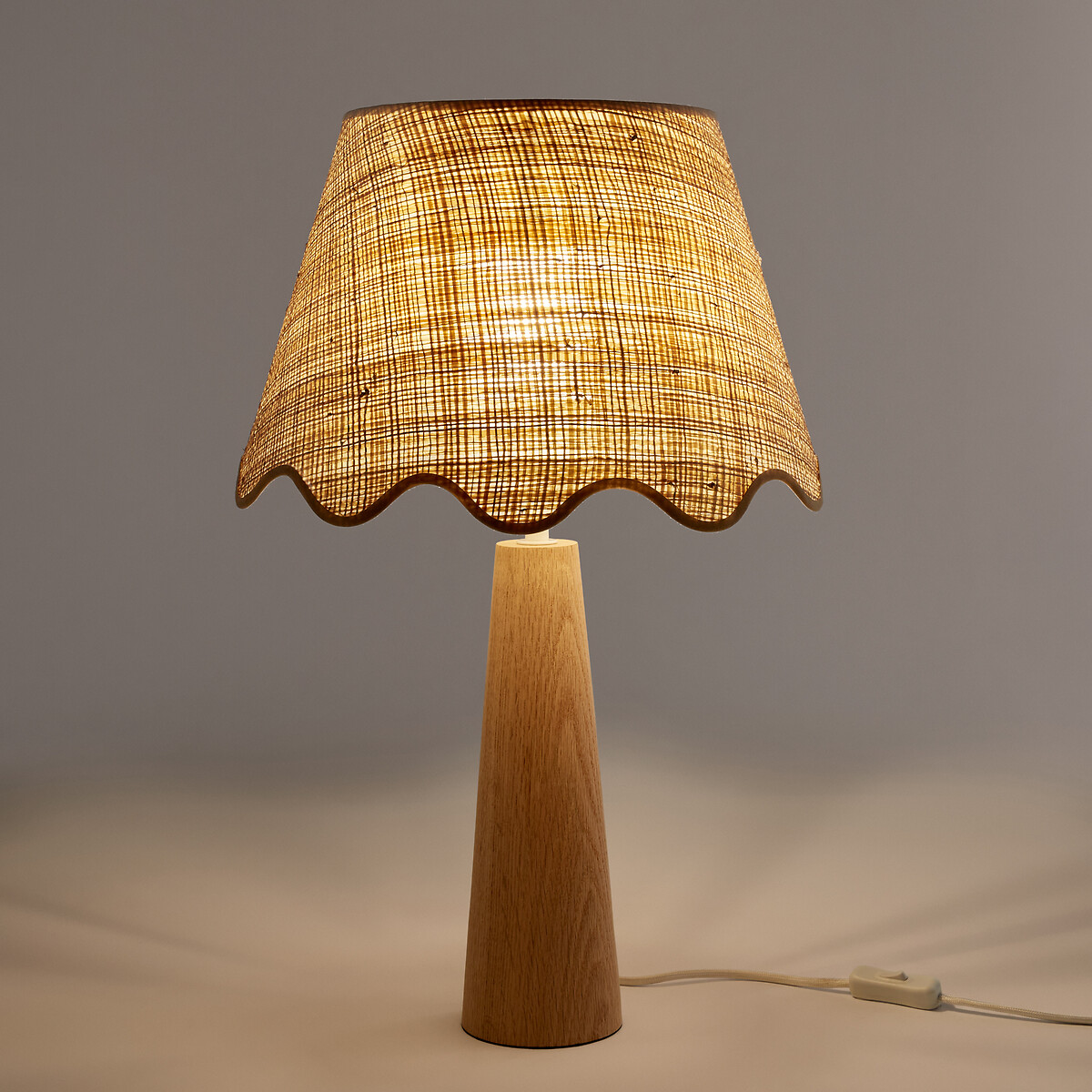LA REDOUTE INTERIEURS<br>Abat-jour de ráfia Ø35 cm, Dolkie
