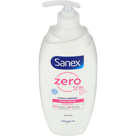 Shower gel sensitiv hud parfumefri m. pumpe