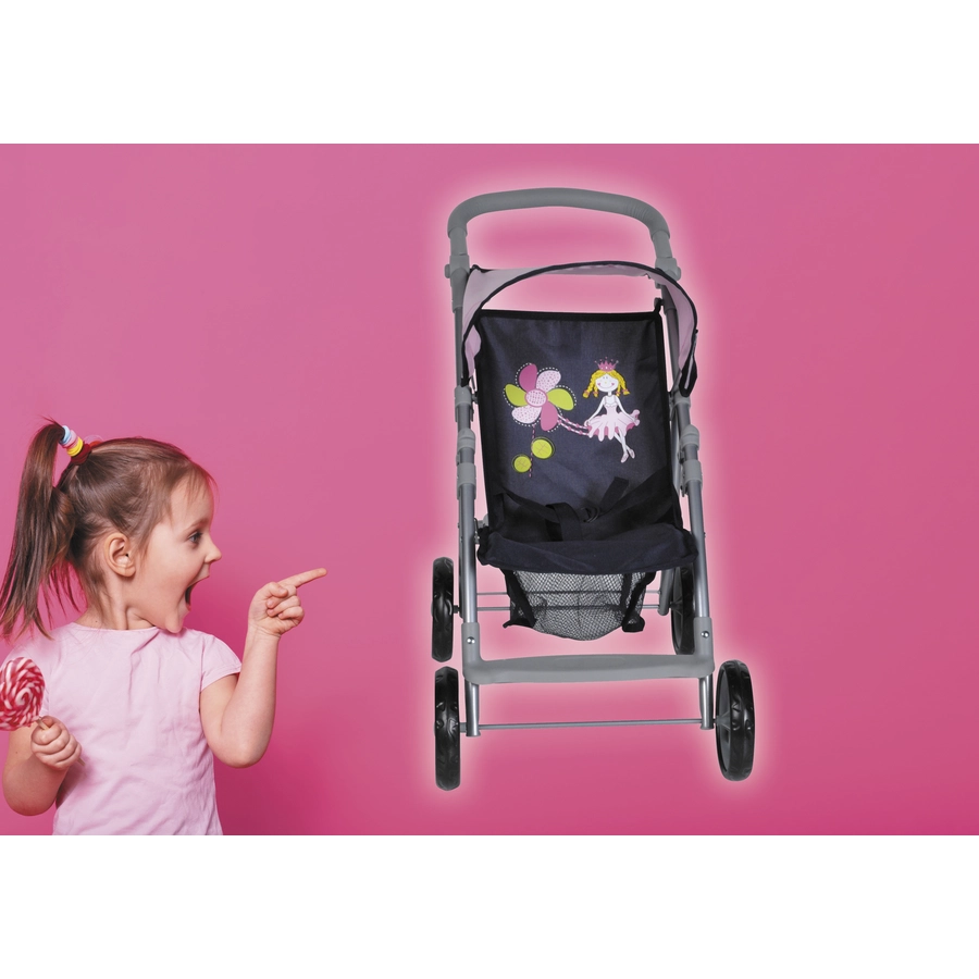 knorr toys® Puppenbuggy Liba - princess blue blau