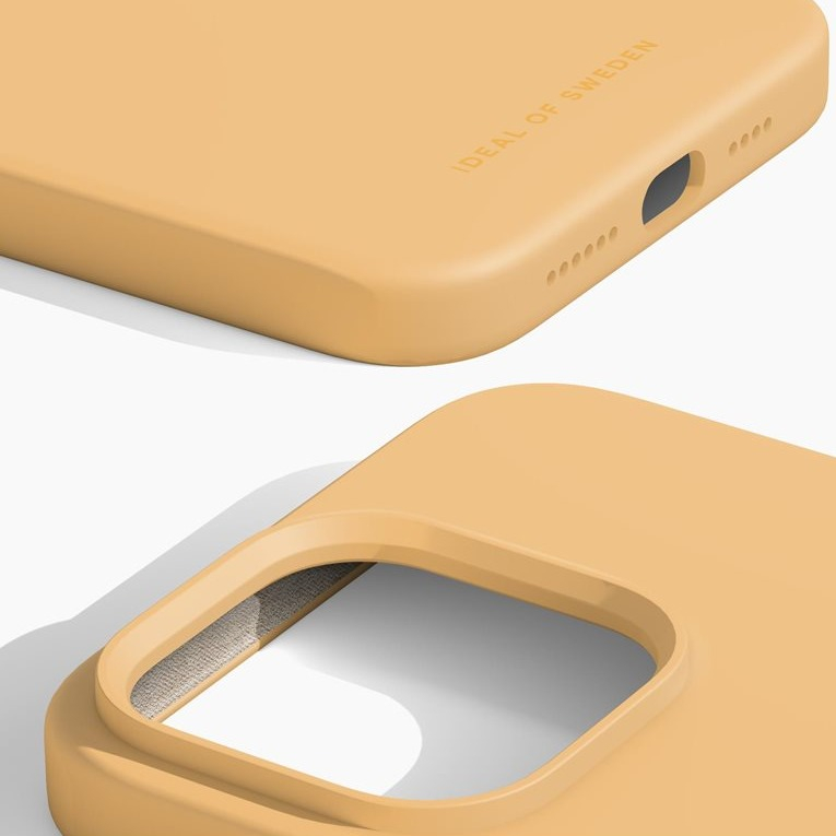 iPhone 14 Pro Max Silikon Hülle Case Recycled (IDSICSI23-I2267P-475) - Apricot (Gelb)