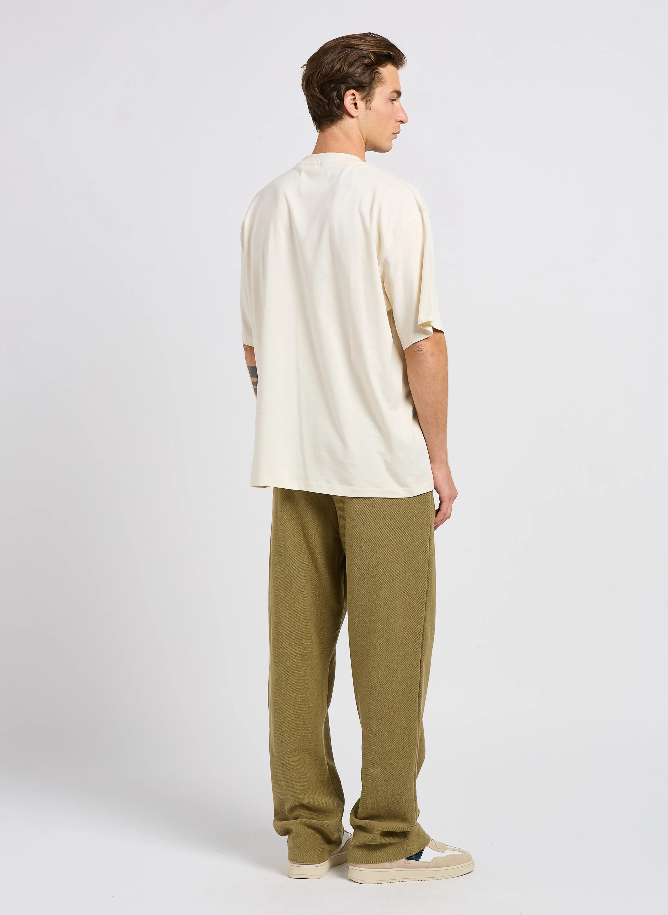 BARRY - Pantalon de survêtement en coton| Vert