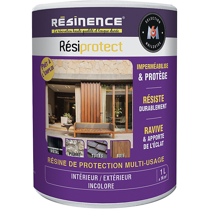 Résine de protection Résinence ResiProtect transparente 1L