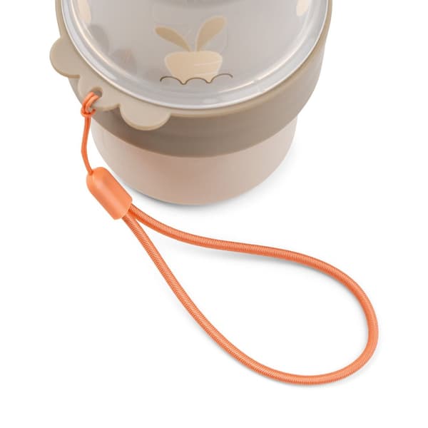 Done by Deer To go 2-way snack container S Birdee Sand
