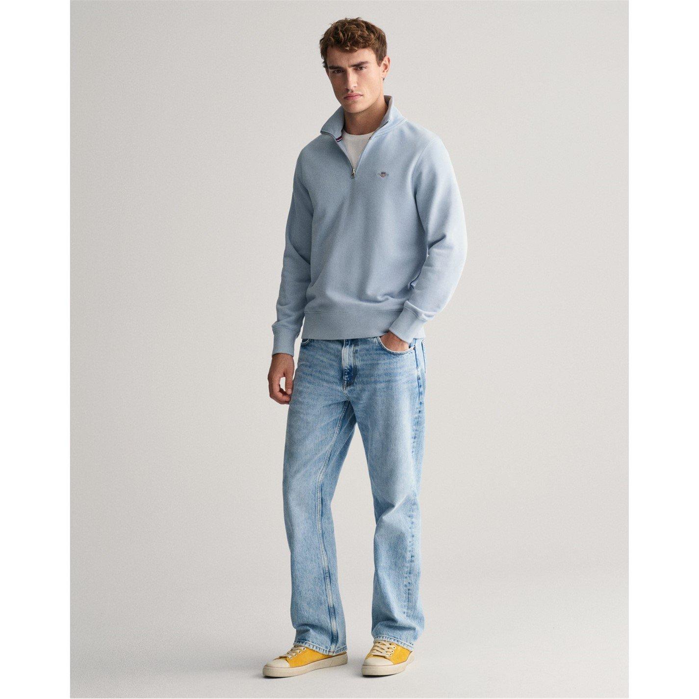 Gant Shield Half Zip Sweatshirt