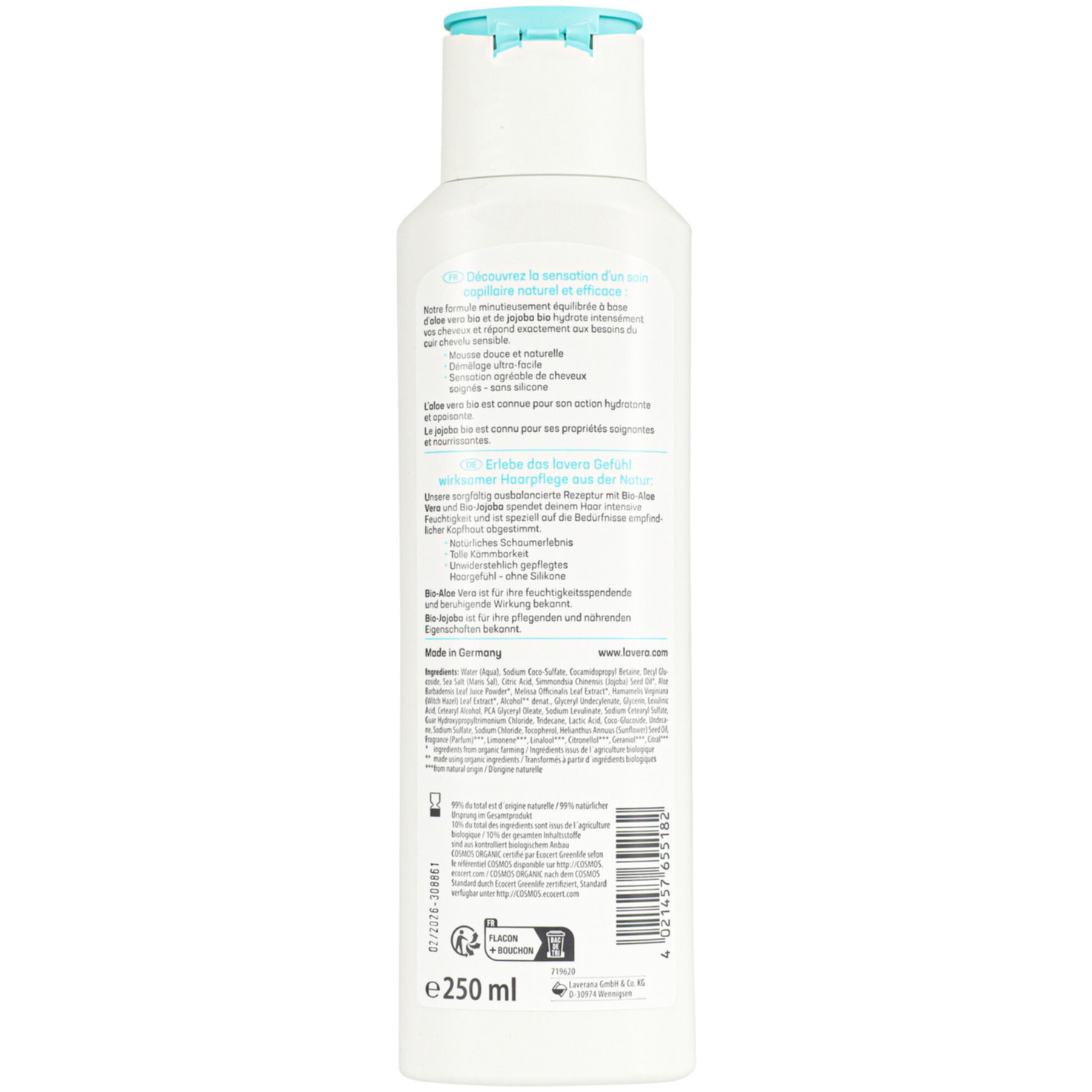 Lavera Pflegeshampoo basis sensitiv Feuchtigkeit & Pflege