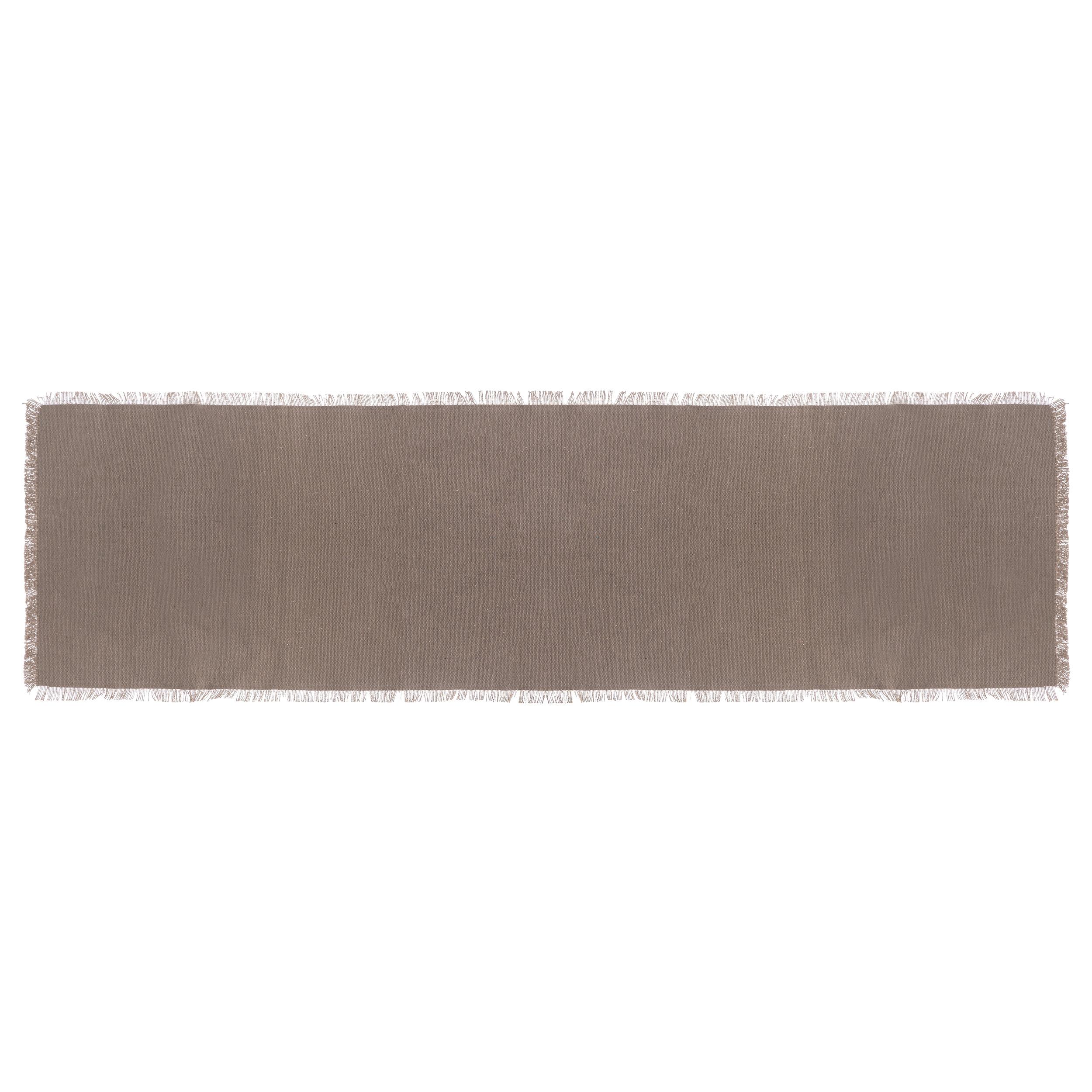 CHEMIN DE TABLE MAHA GRIS 38X140CM