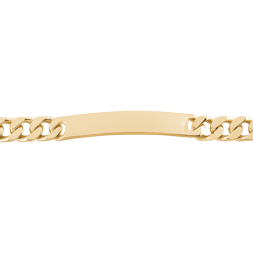 Bracelet Identité Clement Plaqué Or Jaune
