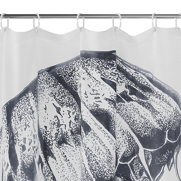 Rideau de douche blanc Islay 180 x 200 cm GoodHome