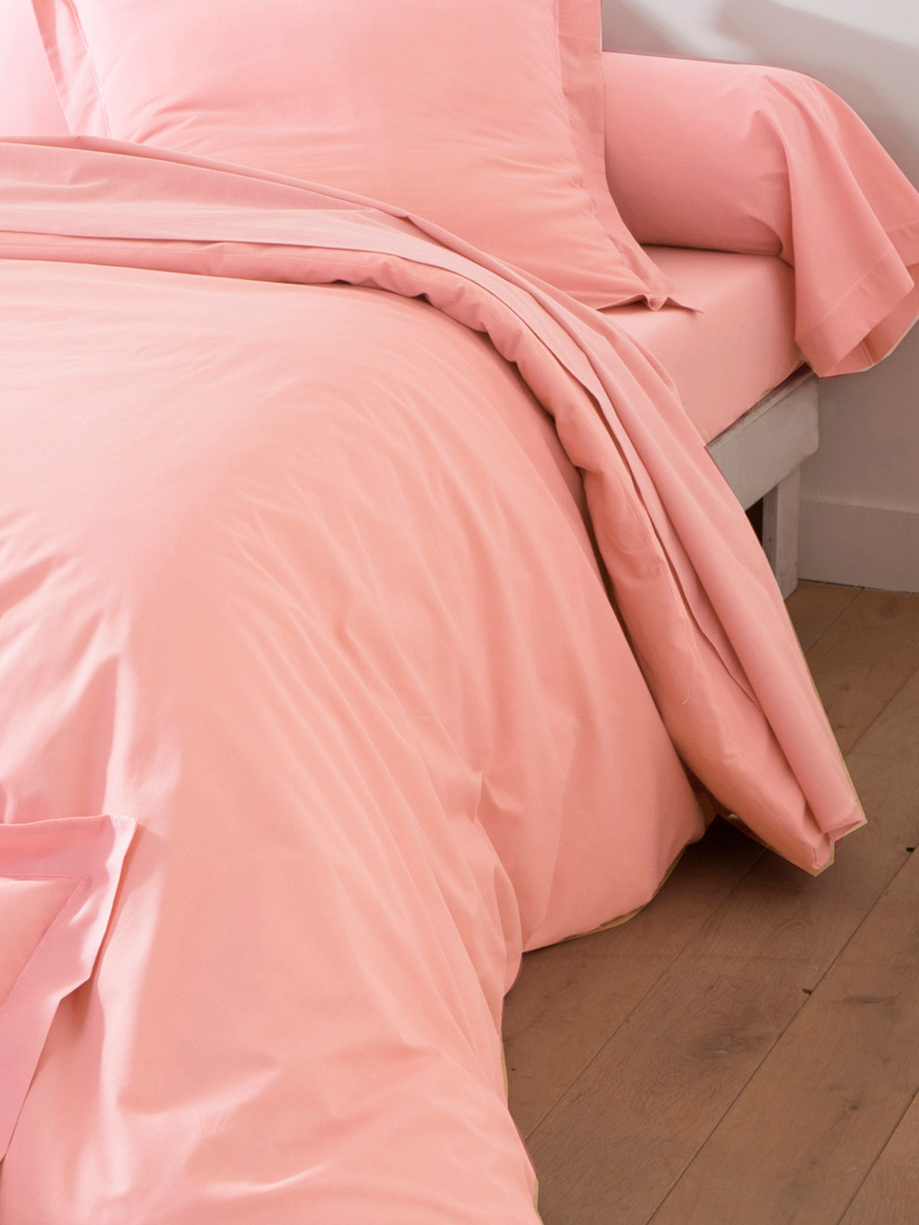 Drap en polycoton uni