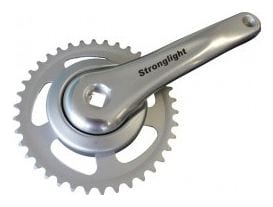 Pédalier Stronglight Monoplateau Earth 38 Dents Argent