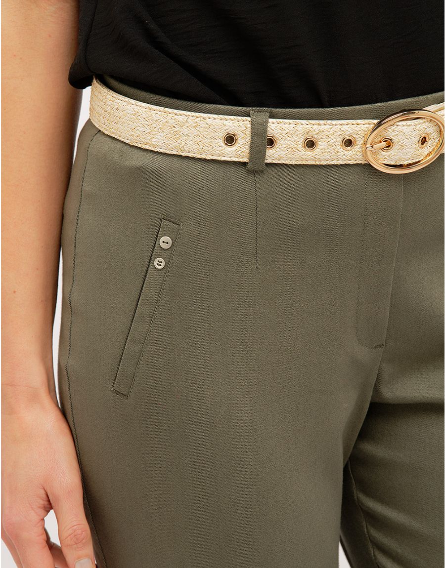 Pantalon jegging kaki