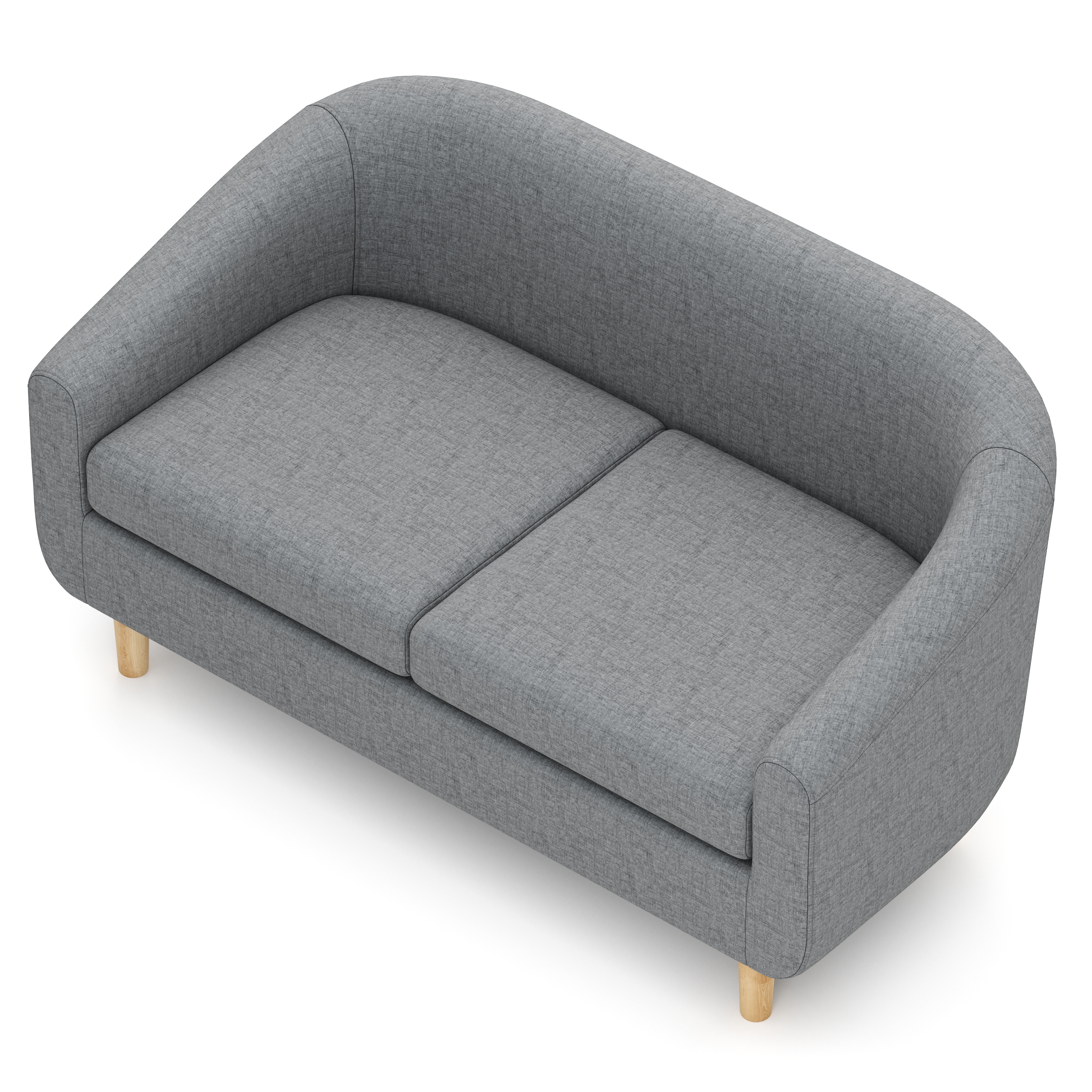 Sofa HEATHER 2-Sitzer grau